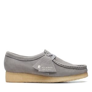 NWT Clarks Originals Women Wallabee. Grey Nubuck  Women Medium 5.5
